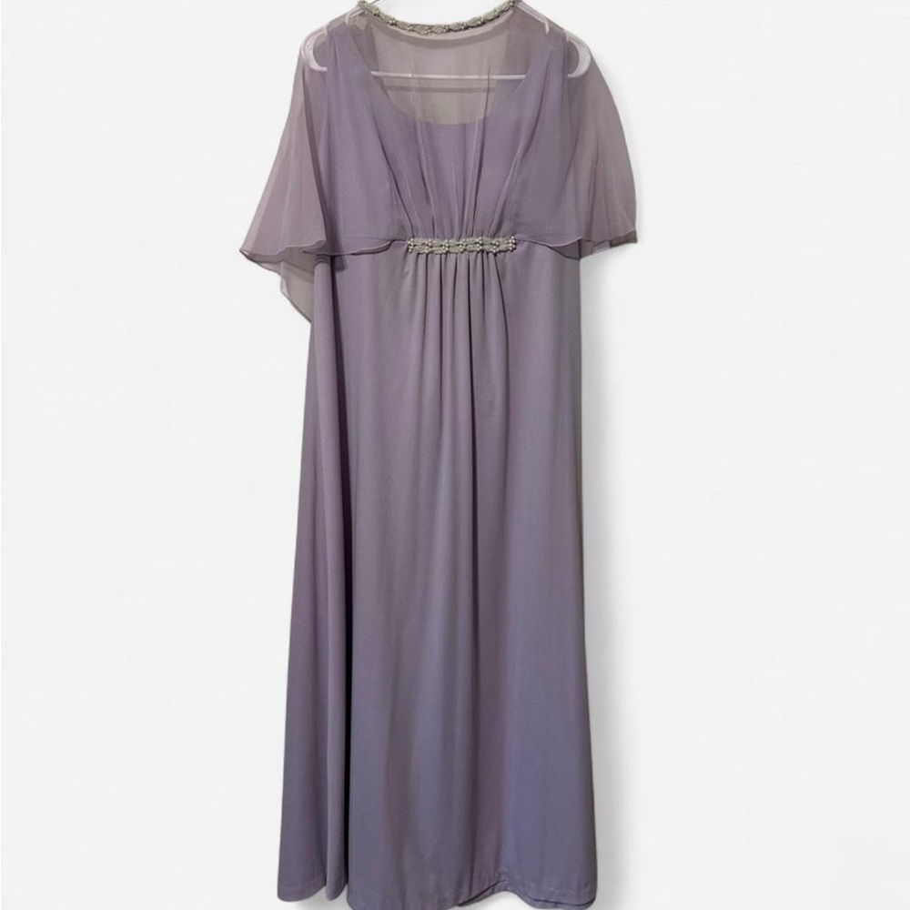 1970’s Purple Chiffon Maxi Dress